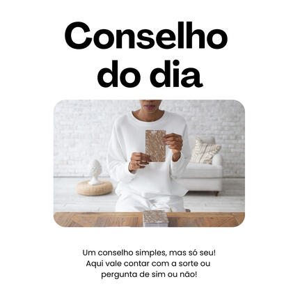 Conselho do dia R$7,00