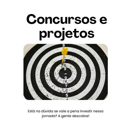 Concursos e Projetos R$65,00