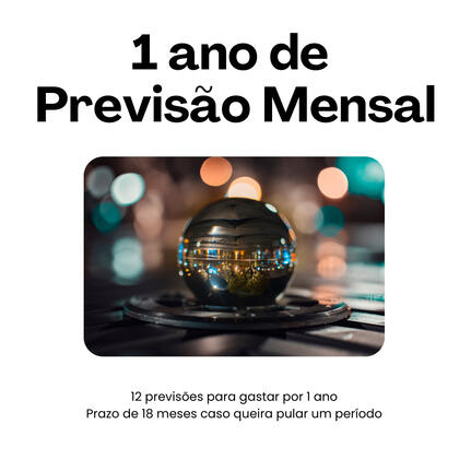 1 ano de Previsão R$550 ou 12xR$55,22