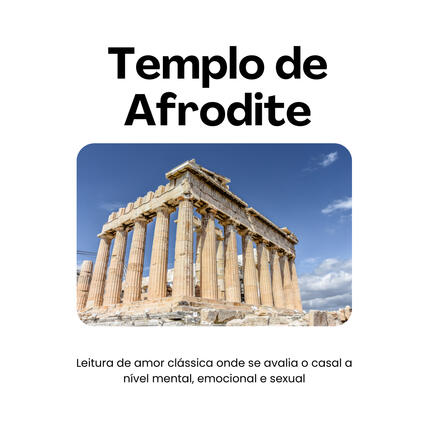 Templo de Afrodite R$70,00