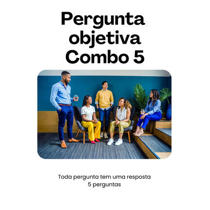 Combo de 5 Perguntas R$97,00